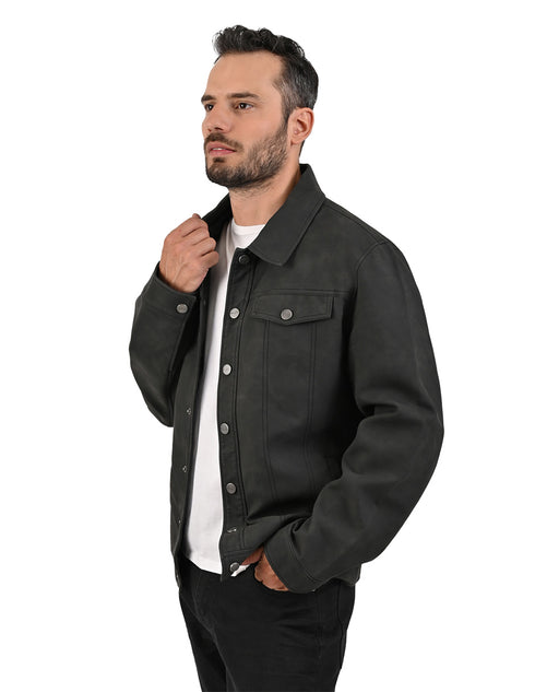 WRANGLER camisola para Caballero en Acabado Avejentado en piel sintetica.